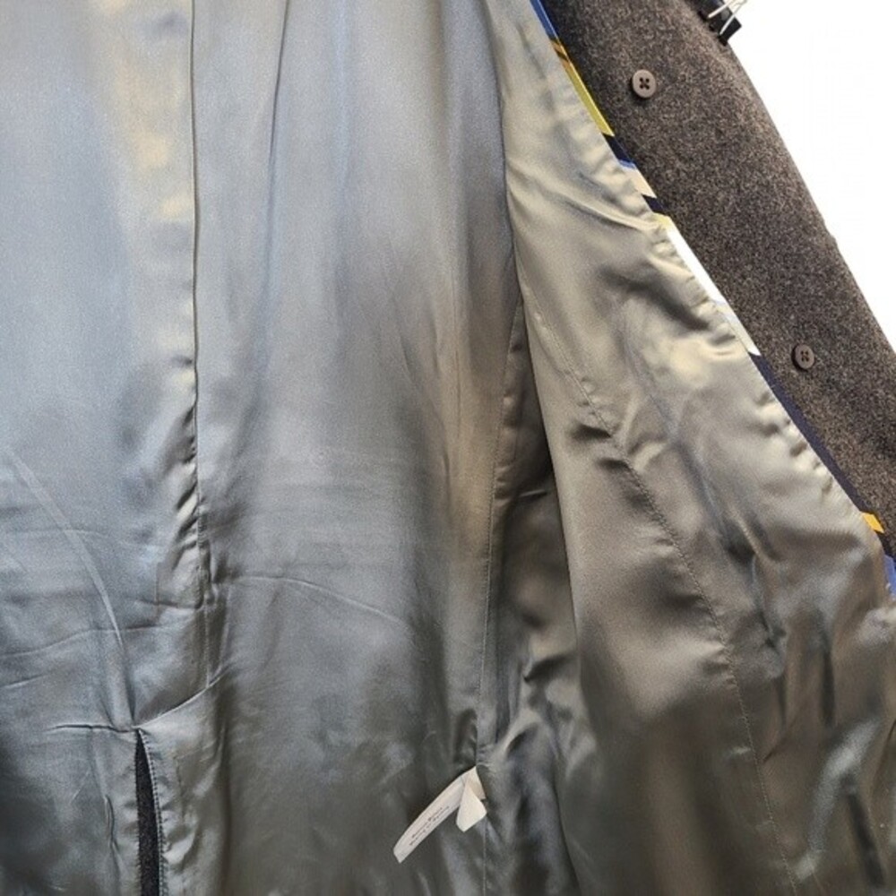 J. Crew Grey Double Breasted Woolblend Peacoat M - Picture 11 of 16